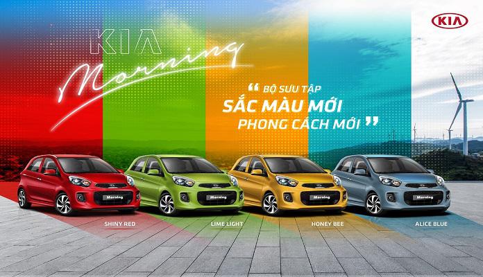 Bảng màu tươi trẻ của Kia Morning và Chevrolet Spark